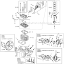 Page B Diagram and Parts List for CIQ73064H 1999 Campbell Hausfeld Compressor